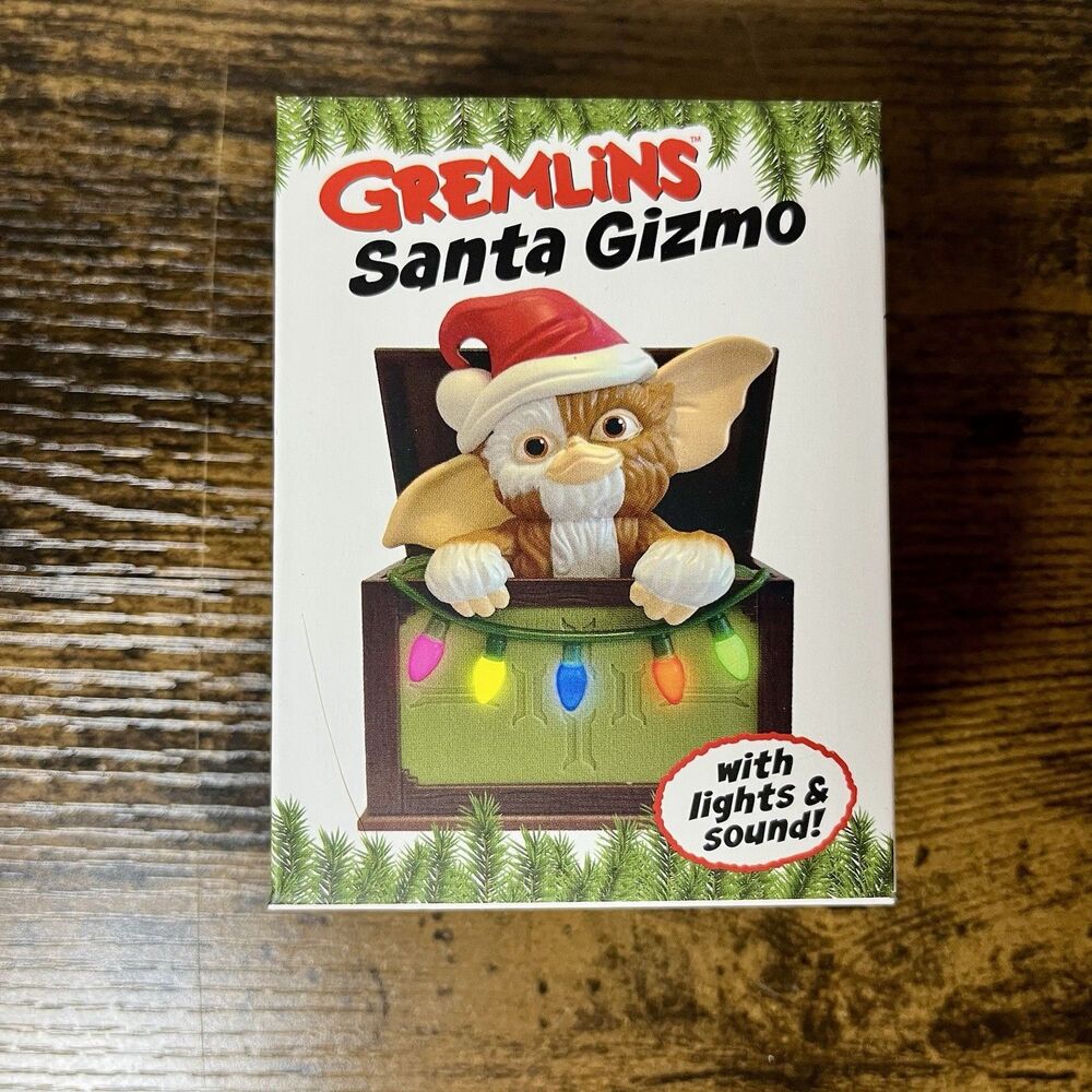 Gremlins Santa Gizmo With Lights & Sound Running Press 2024 New in Box